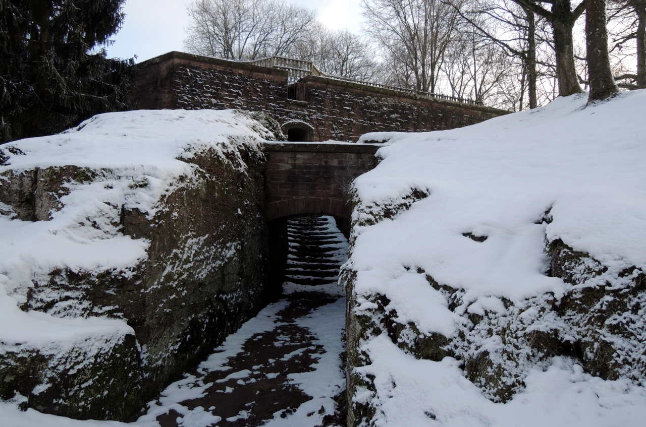 Die Vauban Festung im Winter